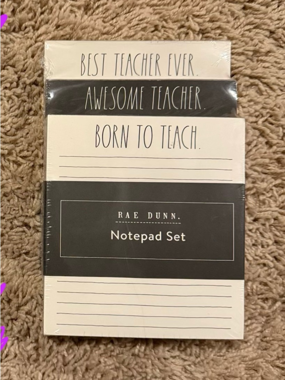 NWT Rae Dunn Notepad Set